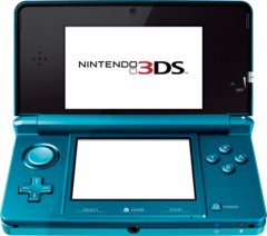 Nintendo 3DS Handheld System: Aqua Blue